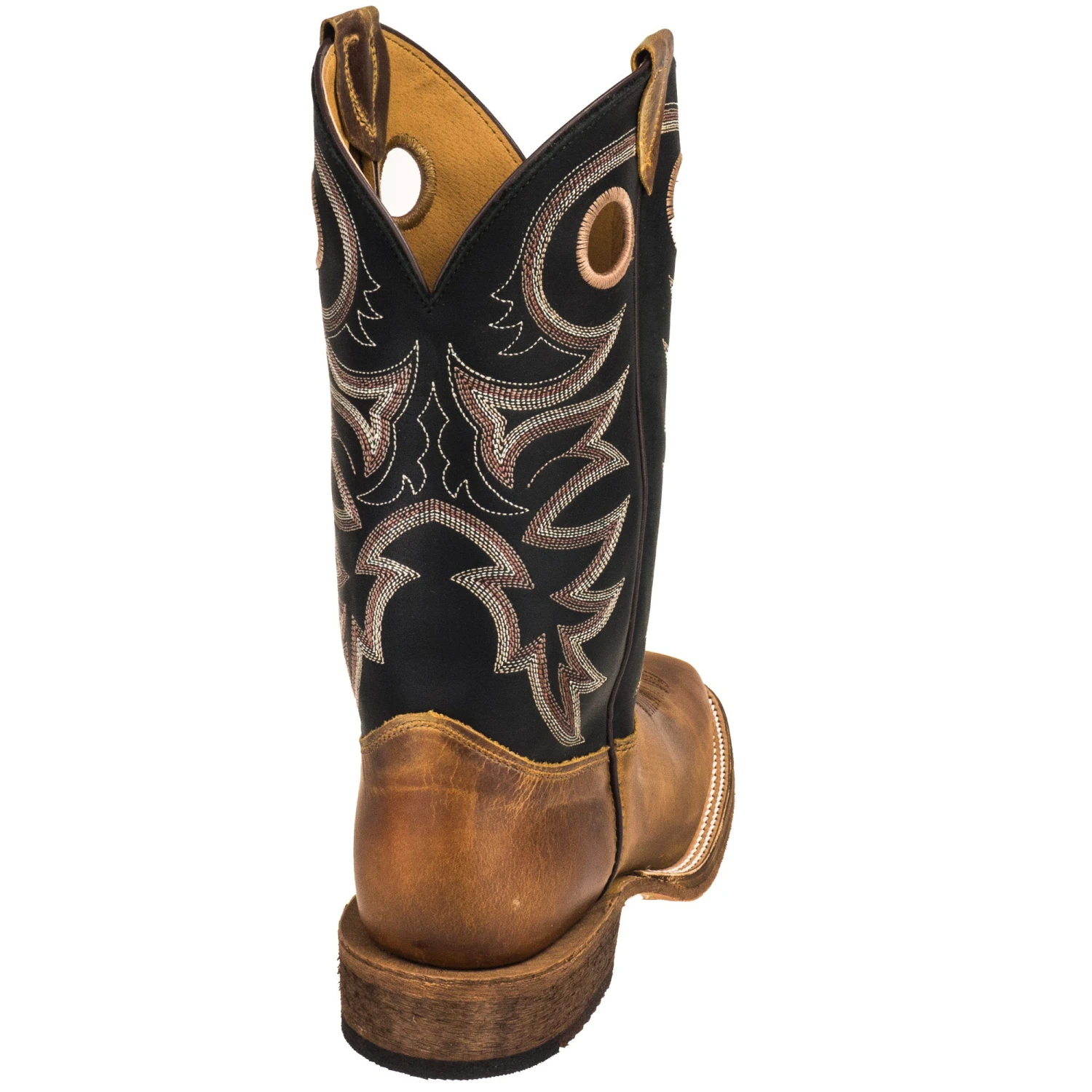 Justin Boots: BR740 Men's Brown Leather Caddo Cowboy Boots 7 Justin Boots: BR740 Men's Brown Leather Caddo Cowboy Boots - Image 7