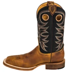 Justin Boots: BR740 Men's Brown Leather Caddo Cowboy Boots 11 Justin Boots: BR740 Men's Brown Leather Caddo Cowboy Boots -Carlos Trendy justin br740 i 01