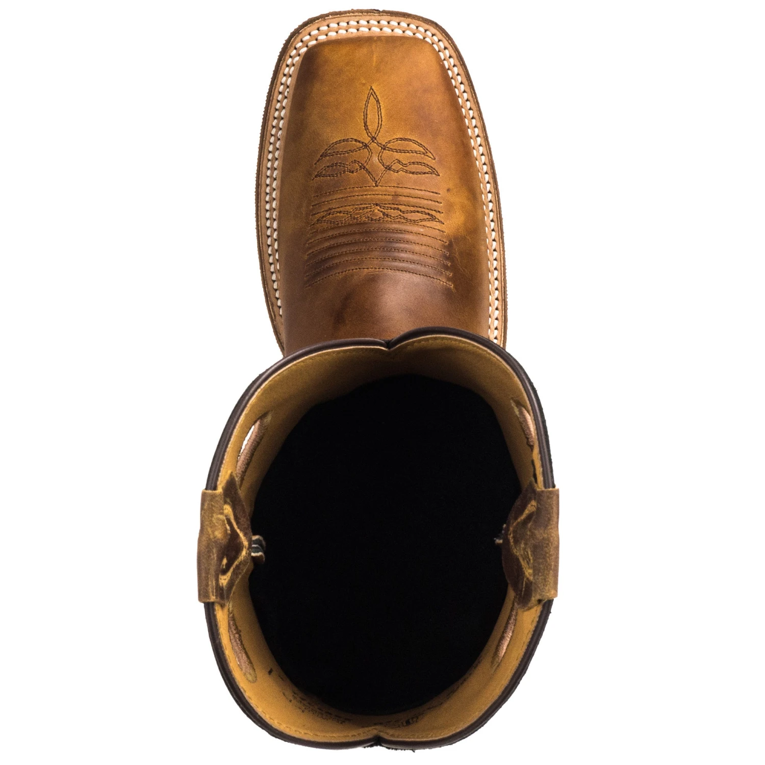 Justin Boots: BR740 Men's Brown Leather Caddo Cowboy Boots 2 Justin Boots: BR740 Men's Brown Leather Caddo Cowboy Boots - Image 2