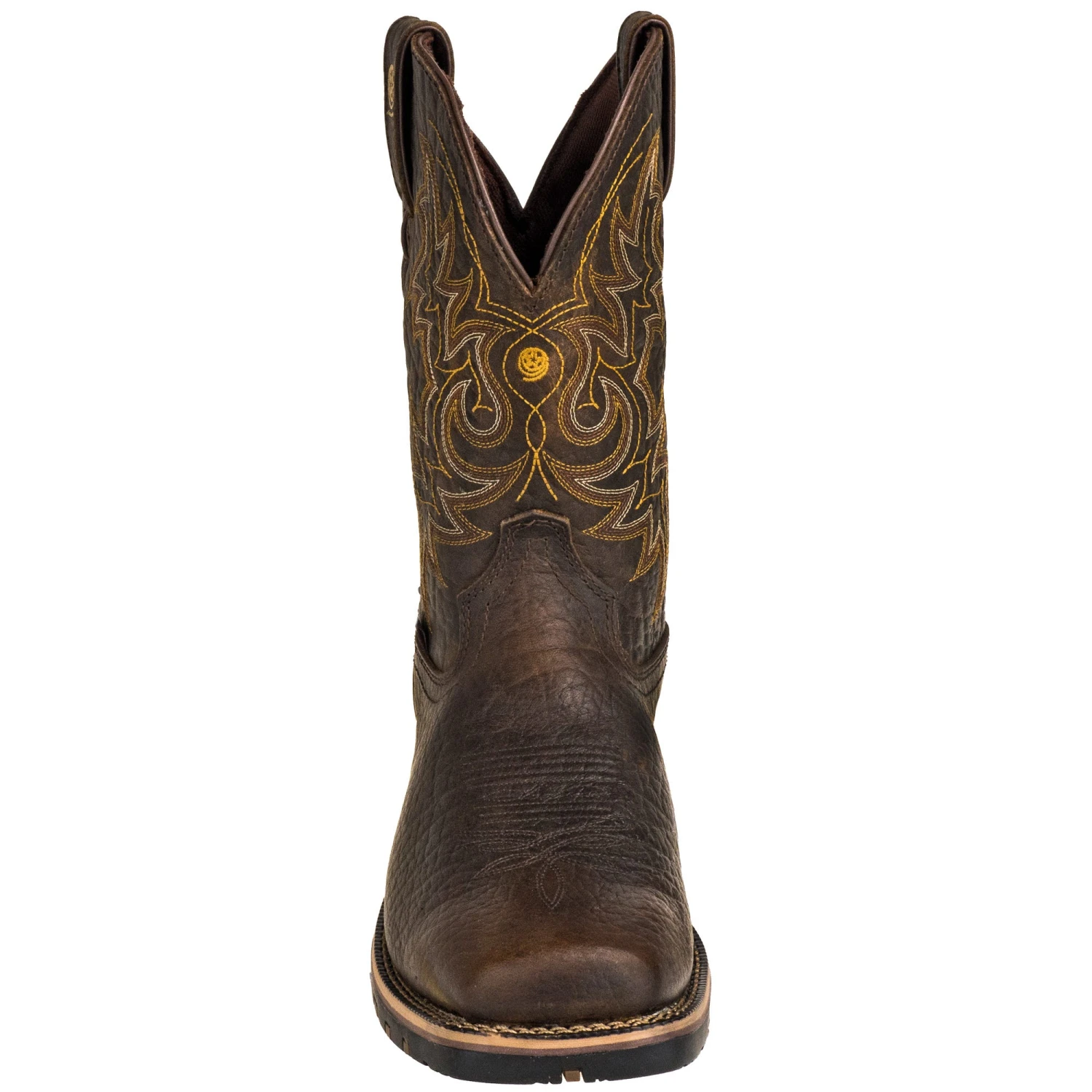 Justin Boots: Brown GR9050 Men's Waterproof George Strait Fireman Cowboy Boots 6 Justin Boots: Brown GR9050 Men's Waterproof George Strait Fireman Cowboy Boots - Image 6