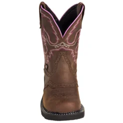Justin Boots: Women's GY9903 Brown 8-Inch General Toe Gemma Cowboy Boots -Carlos Trendy justin l9903 f 01