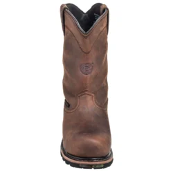 Justin Boots: Men's WK4630 Brown 10" Composite Toe Boots -Carlos Trendy justin wk4630 f 01