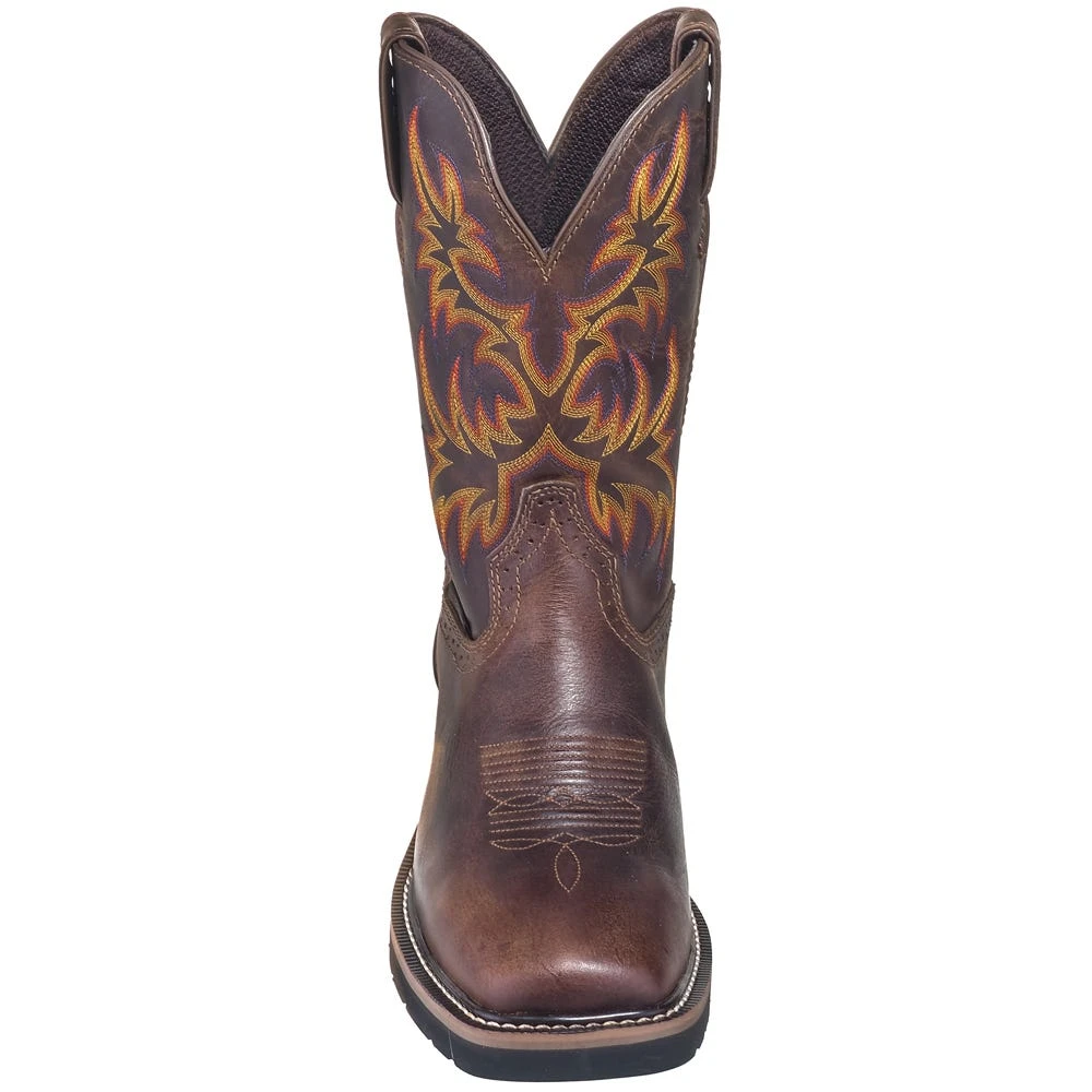 Justin Boots: Men's SE4689 Brown Waterproof Stampede Boots 6 Justin Boots: Men's SE4689 Brown Waterproof Stampede Boots - Image 6