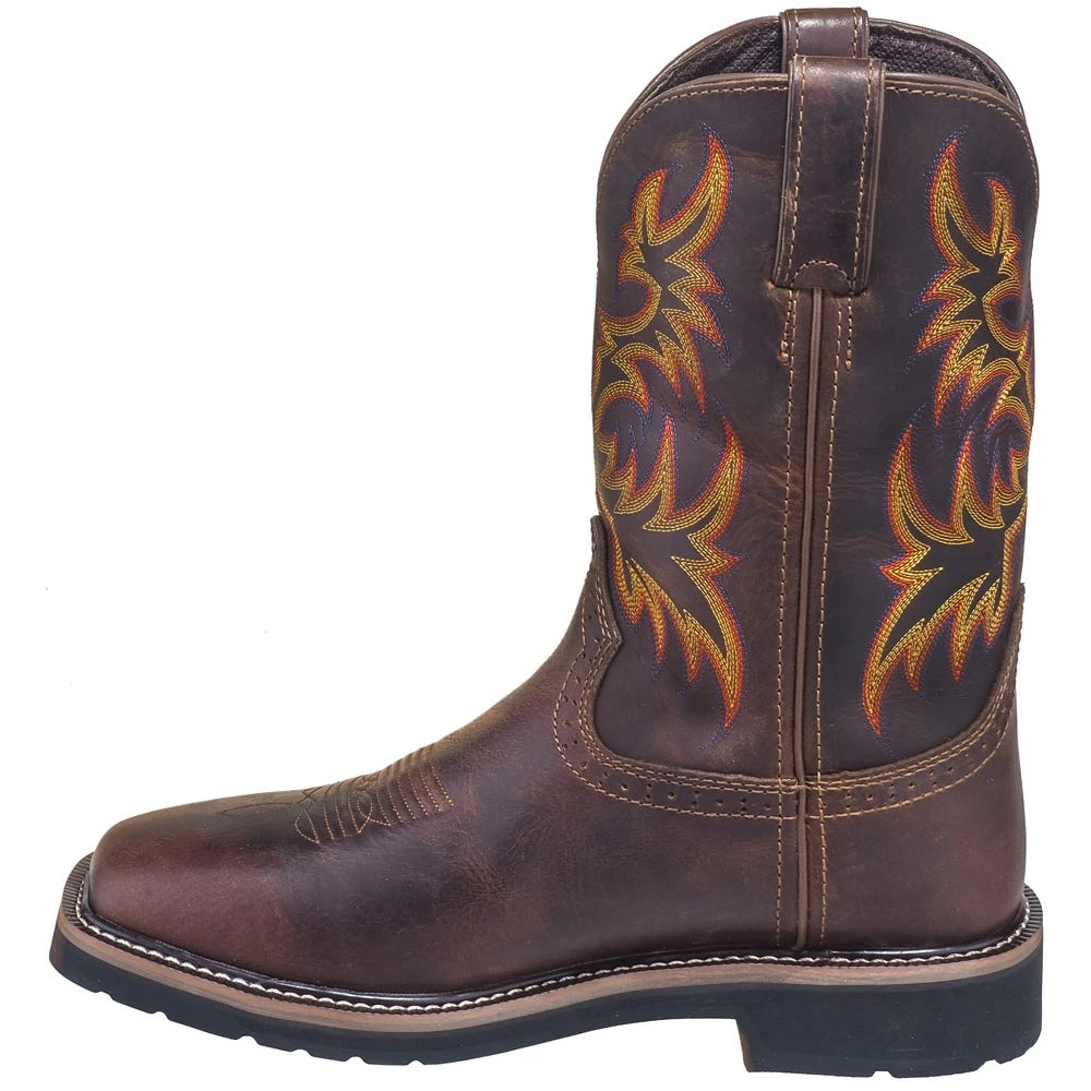 Justin Boots: Men's SE4689 Brown Waterproof Stampede Boots 5 Justin Boots: Men's SE4689 Brown Waterproof Stampede Boots - Image 5