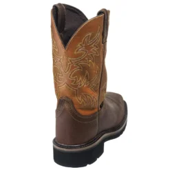 Justin Boots: Men's SE4812 Tan Composite Toe EH Non-Metallic Stampede Work Boots -Carlos Trendy justin wk4812 090 b 01