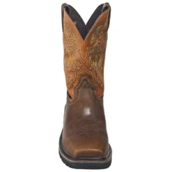 Justin Boots: Men's SE4812 Tan Composite Toe EH Non-Metallic Stampede Work Boots -Carlos Trendy justin wk4812 090 f 01