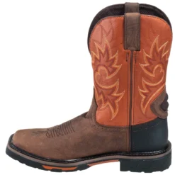 Justin Boots: Men's SE4944 Two Tone Leather EH Cowboy Work Boots 11 Justin Boots: Men's SE4944 Two Tone Leather EH Cowboy Work Boots -Carlos Trendy justin wk4944 090 i 01
