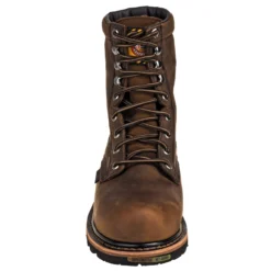 Justin Boots: Men's WK630 Brown Waterproof Composite Toe Met Guard Boots -Carlos Trendy justin wk630 f 01 1