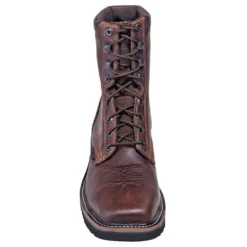 Justin Boots: Men's SE682 Steel Toe 8-Inch EH Stampede Work Boots -Carlos Trendy justin wk682 f 01