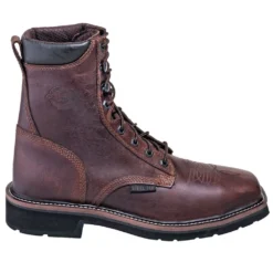 Justin Boots: Men's SE682 Steel Toe 8-Inch EH Stampede Work Boots -Carlos Trendy justin wk682 o 01