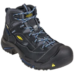 KEEN Utility Boots: Men's 1014605 Grey Waterproof EH Braddock Mid Hikers -Carlos Trendy keen 1014605 p 01