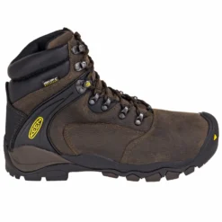 KEEN Utility Boots: Men's 1015401 Steel Toe Brown Waterproof Louisville 6-Inch Work Boots -Carlos Trendy keen 1015401 o 01