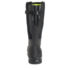 Muck Boots: Men's MCXF STL Black Chore Classic Tall Gusset Wide Calf Steel Toe Waterproof Boot -Carlos Trendy mcxf stl black 3 2400x