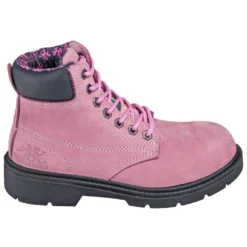 Moxie Boots: Women's 50162 Steel Toe Waterproof EH Pink Alice Work Boots