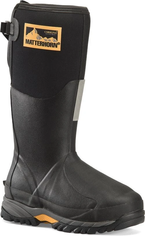 Matterhorn Boots: Men's MT203 Black Steel Toe 16" Mud Jumper Metguard Puncture Resisting Rubber Boot 1 Matterhorn Boots: Men's MT203 Black Steel Toe 16" Mud Jumper Metguard Puncture Resisting Rubber Boot