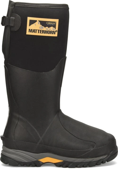 Matterhorn Boots: Men's MT203 Black Steel Toe 16" Mud Jumper Metguard Puncture Resisting Rubber Boot 2 Matterhorn Boots: Men's MT203 Black Steel Toe 16" Mud Jumper Metguard Puncture Resisting Rubber Boot - Image 2