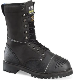 Matterhorn Boots: Men's MT903 Black 10" Waterproof Internal Metguard Work Boot