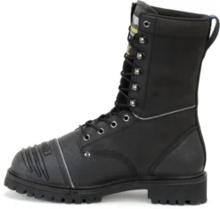 Matterhorn Boots: Men's MT903 Black 10" Waterproof Internal Metguard Work Boot -Carlos Trendy mt903 500xauto instep