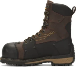 Matterhorn Boots: Men's MTC300 Brown 8” Composite Toe Waterproof Internal Metguard Work Boot -Carlos Trendy mtc300 500xauto instep