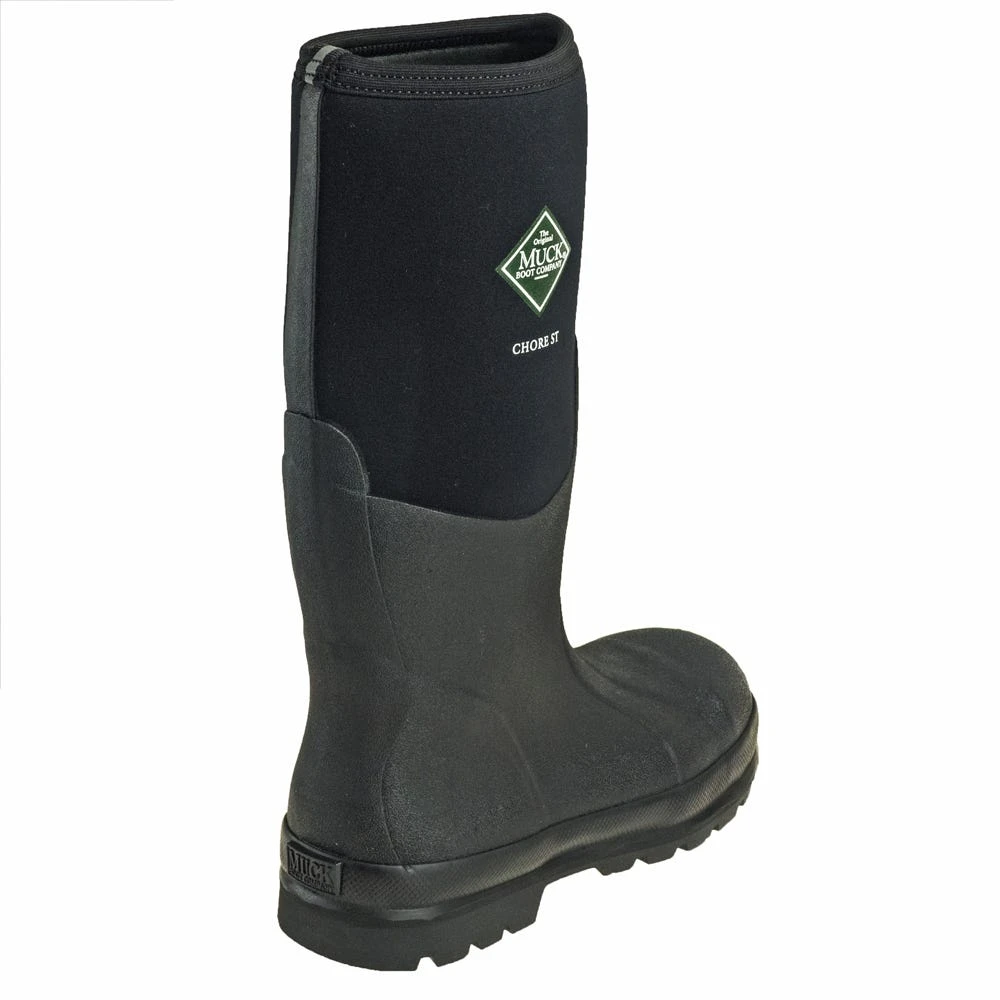 Muck Boots: Men's CHS 000A Black EH Steel Toe Insulated Waterproof Chore Hi Work Boots 7 Muck Boots: Men's CHS 000A Black EH Steel Toe Insulated Waterproof Chore Hi Work Boots - Image 7