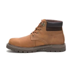 Caterpillar Boots: Men's P51032 Brown Outbase Waterproof Work Boot -Carlos Trendy p51032 4edit