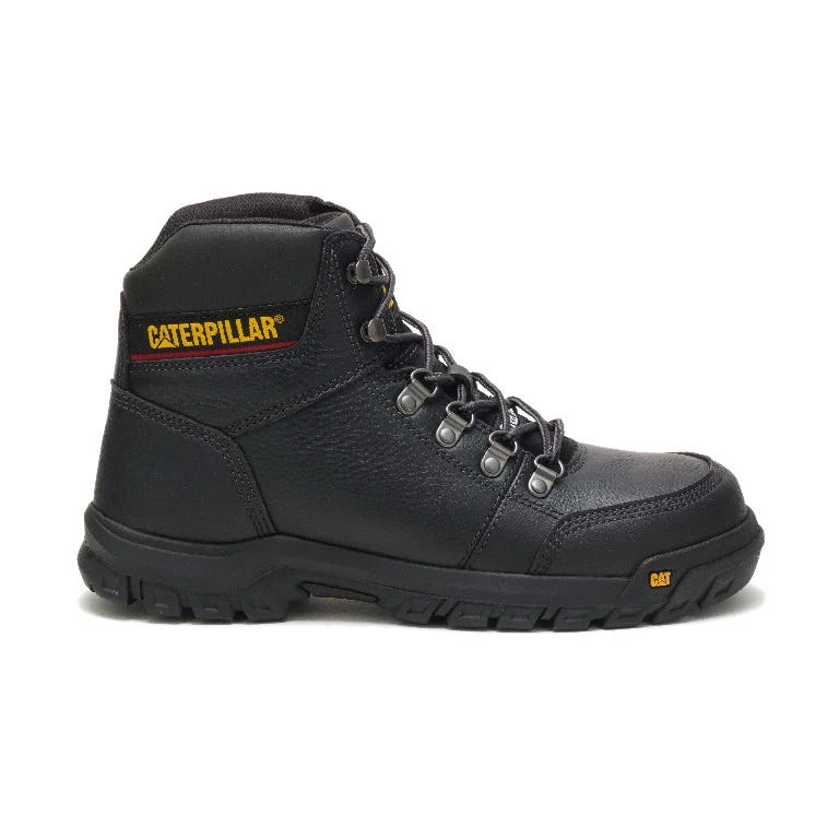 CAT Footwear: Men's P90800 Outline Steel Toe Black Slip-Resistant Boots 2 CAT Footwear: Men's P90800 Outline Steel Toe Black Slip-Resistant Boots - Image 2