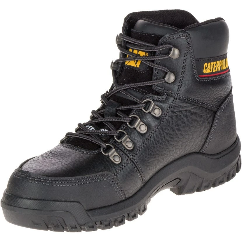 CAT Footwear: Men's P90800 Outline Steel Toe Black Slip-Resistant Boots 3 CAT Footwear: Men's P90800 Outline Steel Toe Black Slip-Resistant Boots - Image 3