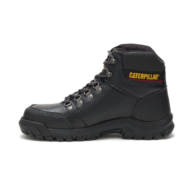 CAT Footwear: Men's P90800 Outline Steel Toe Black Slip-Resistant Boots 4 CAT Footwear: Men's P90800 Outline Steel Toe Black Slip-Resistant Boots - Image 4