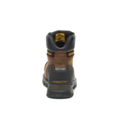 Caterpillar Boots: Men's P90991 Dark Brown 6" Waterproof Composite Toe Boots -Carlos Trendy p90991 5