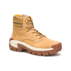Caterpillar Boots: Men's P91286 Honey Reset Steel Toe Invader Hi EH Hiker Work Boot
