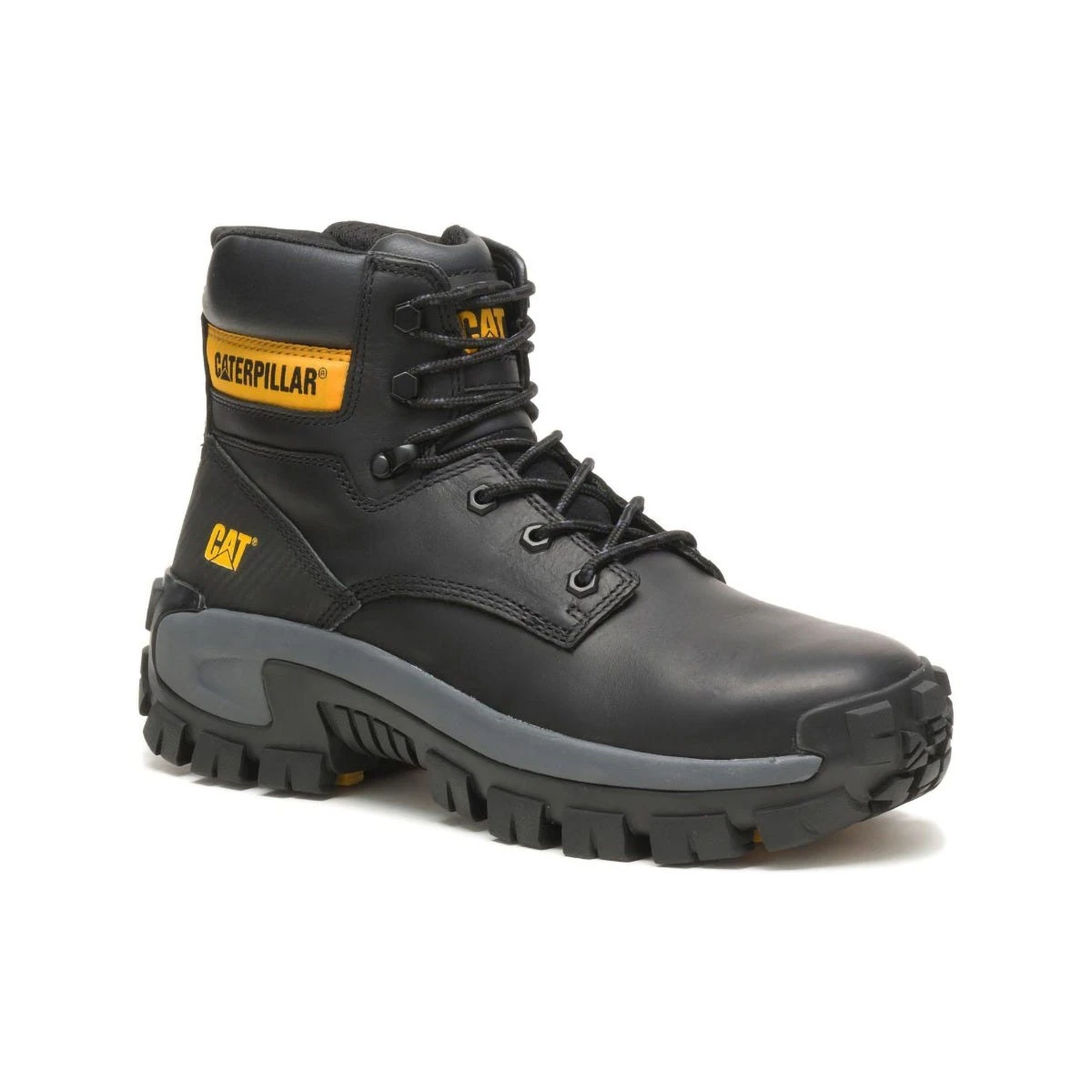 Caterpillar Boots: Men's P91287 Black Steel Toe Invader Hi EH Hiker Work Boot 1 Caterpillar Boots: Men's P91287 Black Steel Toe Invader Hi EH Hiker Work Boot
