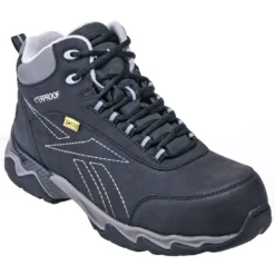 Reebok Boots: Men's RB1067 Black Met Guard Waterproof Composite Toe Boots -Carlos Trendy reebok rb1067 p 01