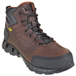 Reebok Boots: Men's RB7605 EH Internal Met Guard Carbon Safety Toe Brown ZigKick Hikers -Carlos Trendy reebok rb7605 p 01