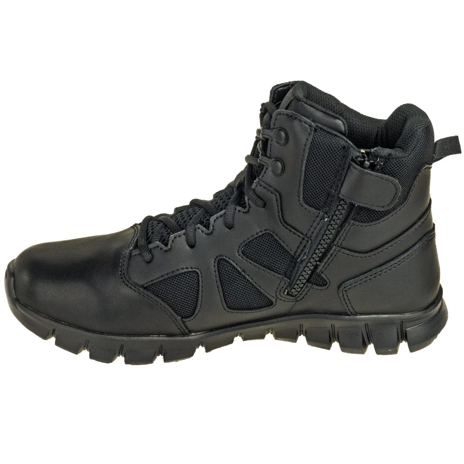 Reebok Boots: Men's 6-Inch RB8605 EH Black Sublite Cushion Side Zip Tactical Boots 4 Reebok Boots: Men's 6-Inch RB8605 EH Black Sublite Cushion Side Zip Tactical Boots - Image 4