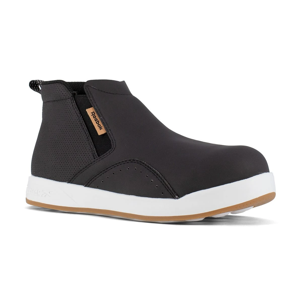 Reebok Boots: Women's RB256 Black White Composite Toe High Top EH Work Boot 1 Reebok Boots: Women's RB256 Black White Composite Toe High Top EH Work Boot