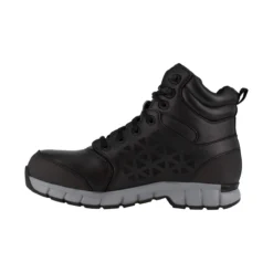 Reebok Boots Women's RB467 Black Sublite Cushion EH Alloy Toe Slip Resistant Work Boot -Carlos Trendy reebok rb4607 rb467 sublite cushion work 04 1