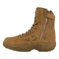 Reebok Boots: Men's RB8850 Tan Coyote Stealth EH Composite Toe Military Boot -Carlos Trendy reebok rb8850 rb885 rapid response rb 04