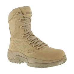Reebok Boots: Men's Tan RB8895 Rapid Response Non Metallic Military Boots -Carlos Trendy reebok rb8895 rapid response rb 02 1 scaled