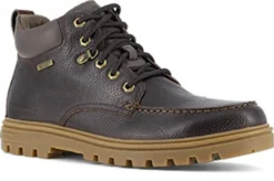 Rockport Works Boots: Men's RK6710 Brown Alloy Toe Weather EH Mocassin Work Boot