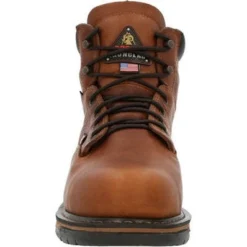 Rocky Boots: Men's RKK0362 Brown Ironclad USA Made Steel Toe Met Guard Waterproof Work Boot -Carlos Trendy rkk0362 3 large