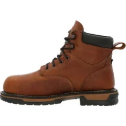 Rocky Boots: Men's RKK0362 Brown Ironclad USA Made Steel Toe Met Guard Waterproof Work Boot -Carlos Trendy rkk0362 5 large