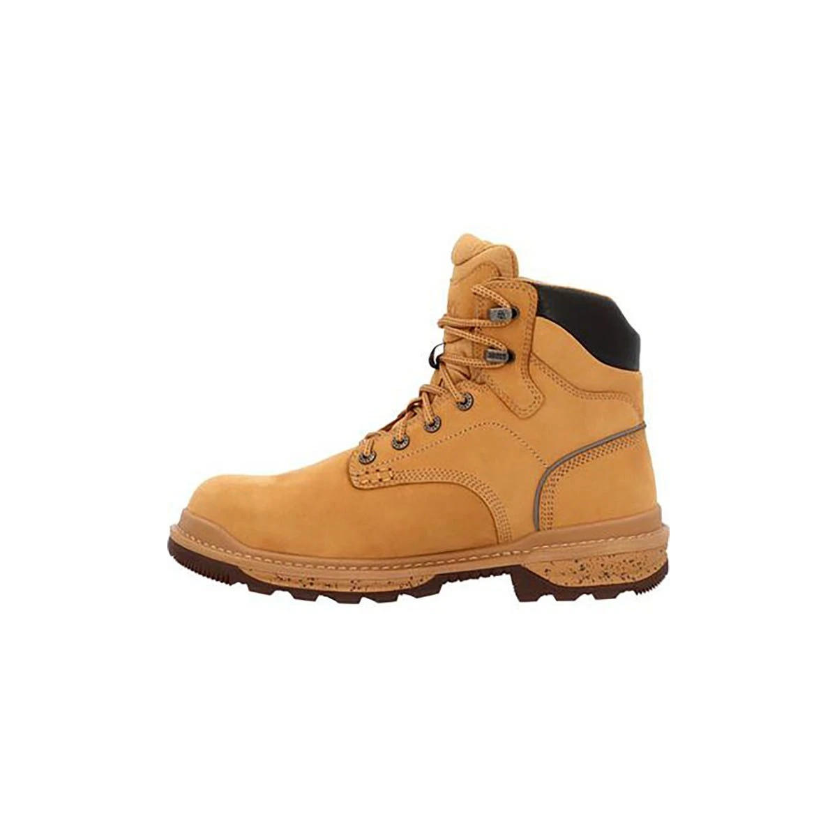 Rocky Boots: Men's RKK0442 Wheat Soft Toe 6" EH Rams Horn Waterproof Work Boot 2 Rocky Boots: Men's RKK0442 Wheat Soft Toe 6" EH Rams Horn Waterproof Work Boot - Image 2