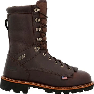 Rocky Boots: Men's RKS0548 Brown Elk Stalker 400G Insulated Waterproof Soft Toe Outdoor Work Boot 2 Rocky Boots: Men's RKS0548 Brown Elk Stalker 400G Insulated Waterproof Soft Toe Outdoor Work Boot - Image 2