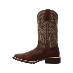 Rocky Boots: Men's RKW0405 Brown Soft Toe 12" Tall Oaks Western Pull On Boot -Carlos Trendy rkw0405 4edit