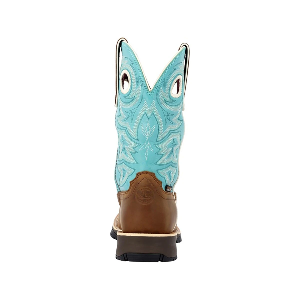Rocky Boots: Women's RKW0412 Brown Turquoise Composite Toe Rosemary Pull On Cowboy Work Boot 5 Rocky Boots: Women's RKW0412 Brown Turquoise Composite Toe Rosemary Pull On Cowboy Work Boot - Image 5