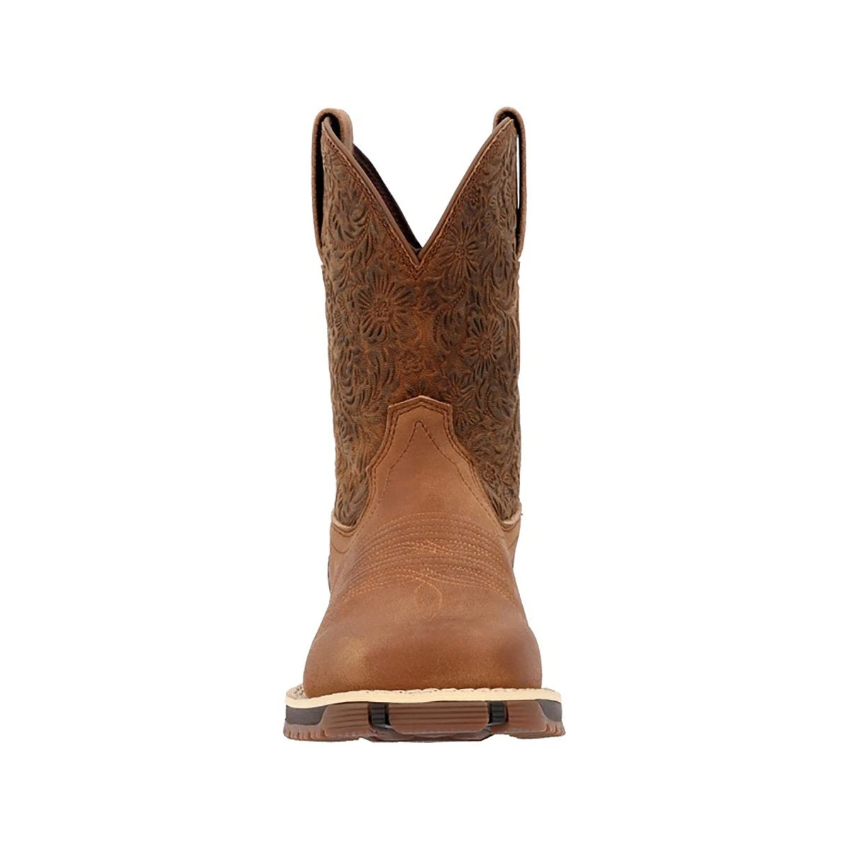 Rocky Boots: Women's RKW0413 Cinnamon Soft Toe Rosemary Pull On Cowboy Work Boot 4 Rocky Boots: Women's RKW0413 Cinnamon Soft Toe Rosemary Pull On Cowboy Work Boot - Image 4