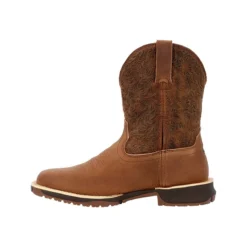 Rocky Boots: Women's RKW0413 Cinnamon Soft Toe Rosemary Pull On Cowboy Work Boot 9 Rocky Boots: Women's RKW0413 Cinnamon Soft Toe Rosemary Pull On Cowboy Work Boot -Carlos Trendy rkw0413 4edit