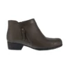 Rockport Works Boots: Women's RK753 Charcoal Carly Alloy Toe Slip Resistant Side Zip Work Boot