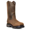 Ariat Boots: Men's 10036002 Brown Carbon Toe WorkHog XT Patriot Waterproof Work Boot