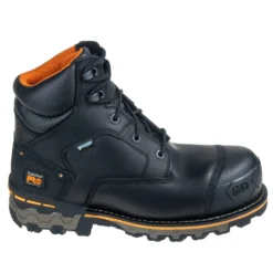 Timberland PRO Boots: Men's Black TB0A1FZP 001 6 Inch Boondock CT Work Boots -Carlos Trendy tb0a1fzp001 2